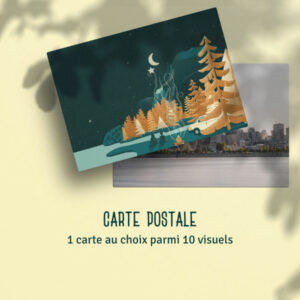 Contrepartie : 1 carte postale