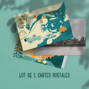 Contrepartie : Lot de 5 cartes postales