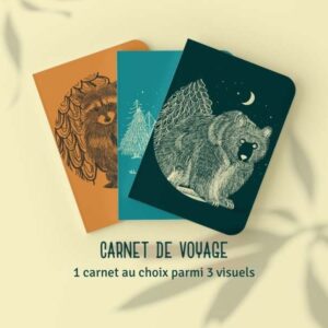 Contrepartie : 1 carnet de voyage