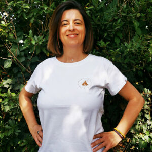 T-shirt blanc : Chasseuse d'Arc-en-Ciel